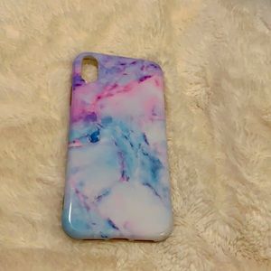 iPhone XR marbled phone case
